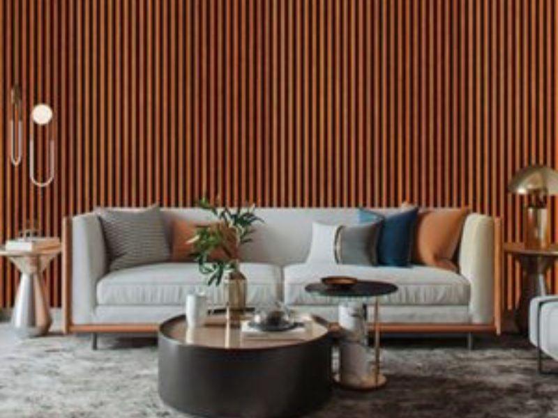 ofrece acabados que simulan la madera natural, creando ambientes acogedores y elegantes.