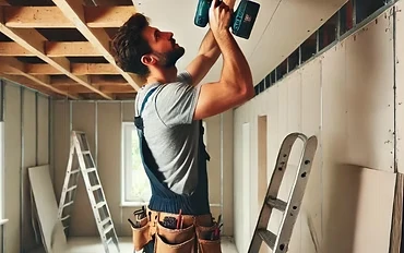 Profesionales instalando piso vinílico de forma eficiente.